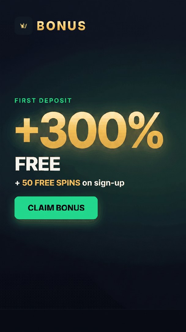 300% first deposit bonus